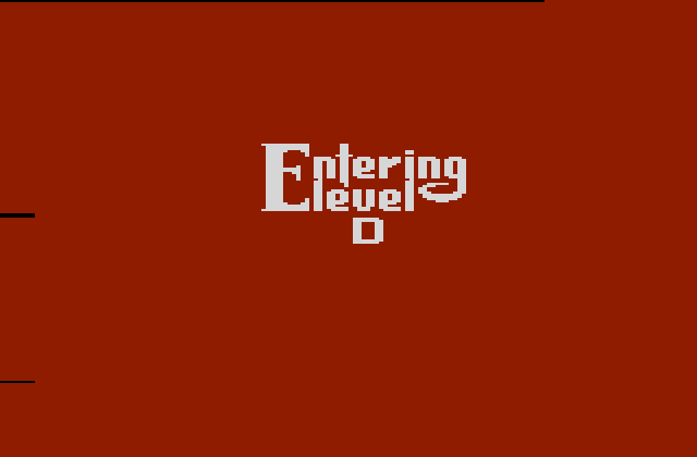 Dark Chambers Atari 2600 Screenshot: The game begins...