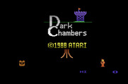 Dark Chambers for Atari 2600 - Title screen.