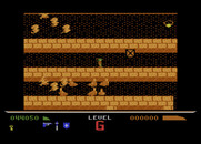 Dark Chambers for Atari 8-bit - Many of these passages are heavily guarded!