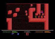 Dark Chambers for Atari 8-bit - Here's the exit in the corner...