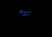 Dark Chambers for Atari 8-bit - Game over.
