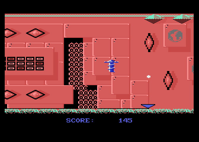 Jinks Atari 7800 Screenshot: My paddle has been shrunk in size.