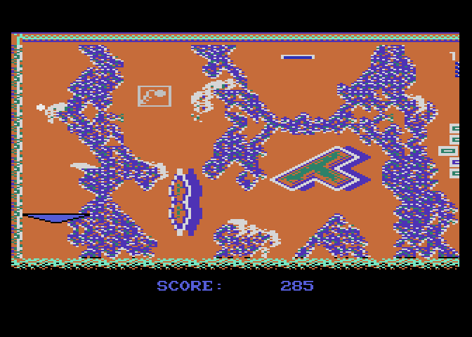 Jinks Atari 7800 Screenshot: Start of level 4.