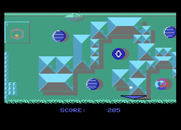Jinks for Atari 7800 - Guiding the ball past a few obstacles.