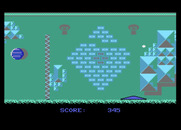 Jinks for Atari 7800 - A diamond shaped brick formation...