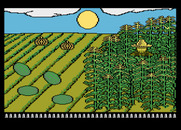 Barnyard Blaster for Atari 7800 - Shoot targets in the field...