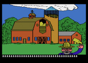 Barnyard Blaster for Atari 8-bit - Quick, here comes another bottle!