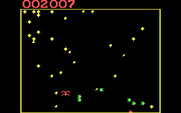 Centipede for IBM PC/Compatibles - The few remaining centipede segments are nearing the bottom of the screen...