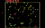 Centipede for IBM PC/Compatibles - If the centipede touches a poison mushroom it heads straight downward...