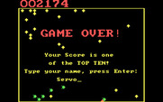 Centipede for IBM PC/Compatibles - Game over!