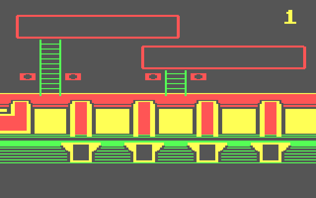 Alpha Build IBM PC/Compatibles Screenshot: Starting screen; select a skill level...