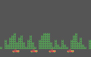 Alpha Build for IBM PC/Compatibles - A city is starting to be built.