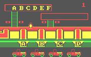 Alpha Build for IBM PC/Compatibles - Game start; Move letters to the trucks...