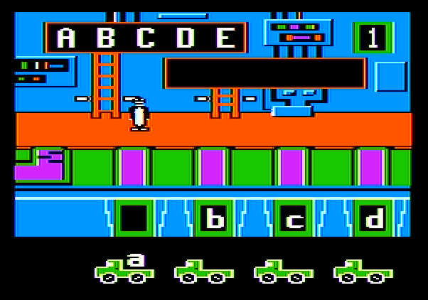 Alpha Build Apple II Screenshot: Now I need to match upper case letters to their lower case counterpart.