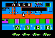 Alpha Build for Apple II - Game start.
