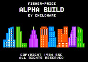 Alpha Build for Apple II - Title screen.