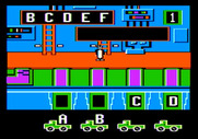 Alpha Build for Apple II - A few letters placed in the trucks...