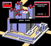 Crystal Castles for Arcade - Game over.