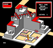 Crystal Castles for Arcade - Game start; collect the gems!