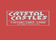 Crystal Castles for Atari 8-bit - Title screen.