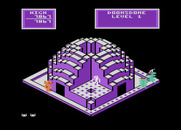 Crystal Castles for Atari 8-bit - Each level has a different shape...