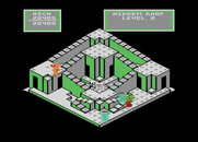 Crystal Castles for Atari 8-bit - Collecting gems...