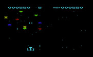 Space Phreeks for Commodore VIC-20 - Your opponents fly in various patterns around the screen.