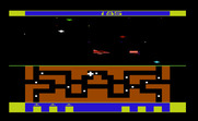 Spider City for Commodore VIC-20 - Shooting obstacles...