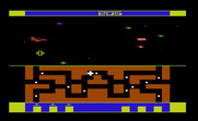 Spider City for Commodore VIC-20 - Lots of obstacles to dodge...