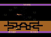 Spider City for Atari 8-bit - Some more enemies materialize...