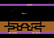 Spider City for Atari 8-bit - Game start.