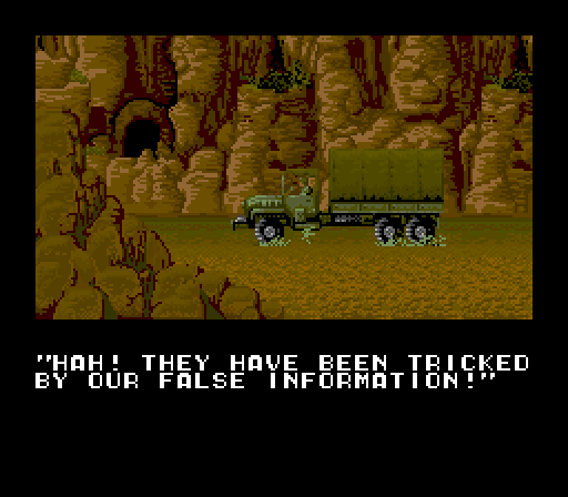 Ikari III: The Rescue Arcade Screenshot: Game introduction.