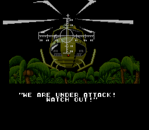 Ikari III: The Rescue Arcade Screenshot: We're under attack!