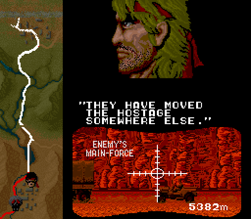 Ikari III: The Rescue Arcade Screenshot: This area is now clear!