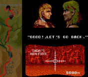 Ikari III: The Rescue for Arcade - Time to escape now...