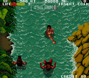 Ikari III: The Rescue for Arcade - Game start.