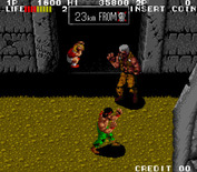 Ikari III: The Rescue for Arcade - Located a hostage!