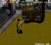 Ikari III: The Rescue for Arcade - A very large tank attacks!