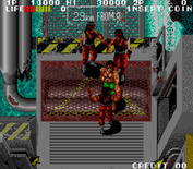 Ikari III: The Rescue for Arcade - The larger enemies are tougher to defeat!