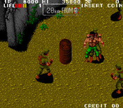 Ikari III: The Rescue for Arcade - I'm caught! This will be tough to get out of...