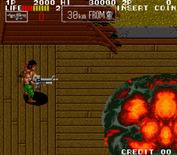 Ikari III: The Rescue for Arcade - Target destroyed.