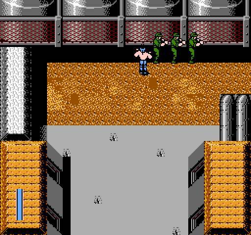 Ikari III: The Rescue NES / Famicom Screenshot: Head to the right here to continue...