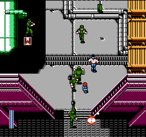 Ikari III: The Rescue NES / Famicom Screenshot: This airport is well guarded...
