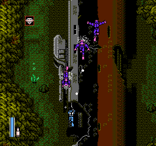 Ikari III: The Rescue NES / Famicom Screenshot: The underwater attack continues...