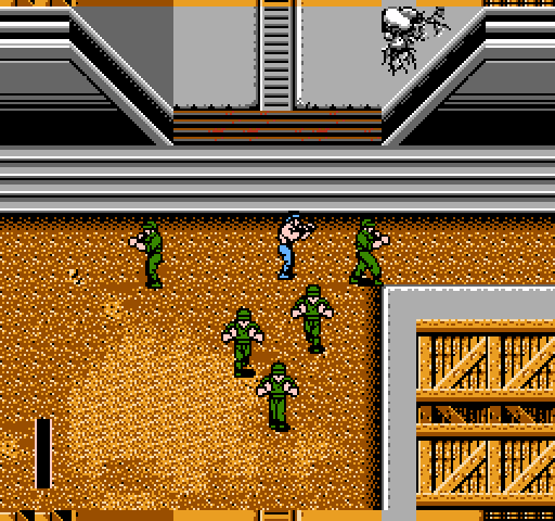 Ikari III: The Rescue NES / Famicom Screenshot: Enemies everywhere!