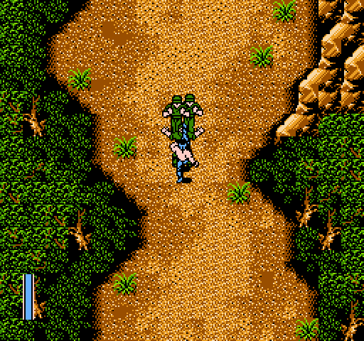 Ikari III: The Rescue NES / Famicom Screenshot: Game start.