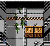 Ikari III: The Rescue for NES / Famicom - Oof, that's gonna hurt...I'm outnumbered again!