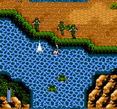 Ikari III: The Rescue for NES / Famicom - Fighting in water can be tough...