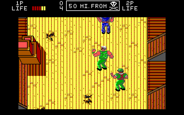 Ikari III: The Rescue IBM PC/Compatibles Screenshot: A later level during the game demo.