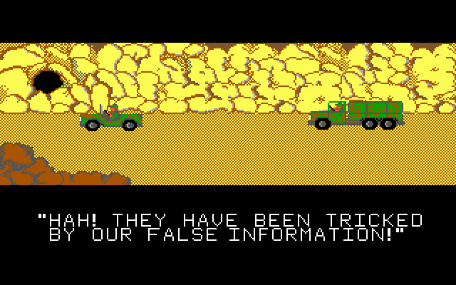 Ikari III: The Rescue IBM PC/Compatibles Screenshot: Game introduction.